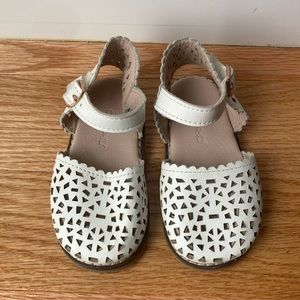 Toddler white dress sandals
